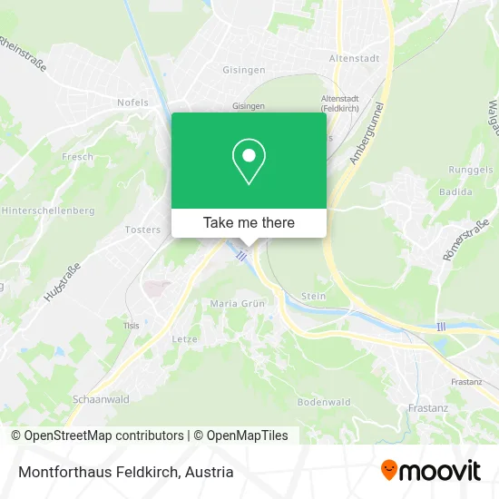 Montforthaus Feldkirch map