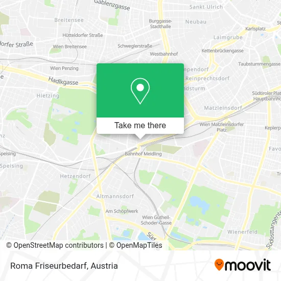 Roma Friseurbedarf map