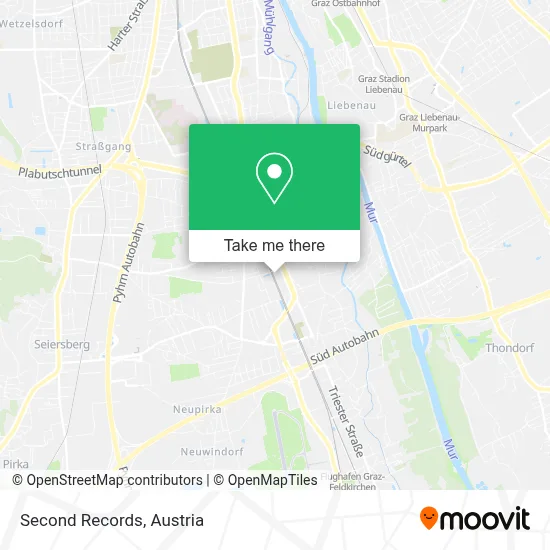 Second Records map