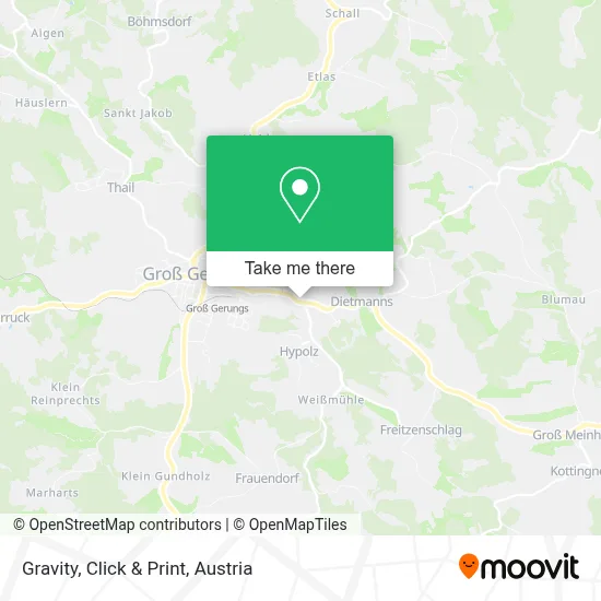 Gravity, Click & Print map