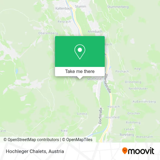 Hochleger Chalets map