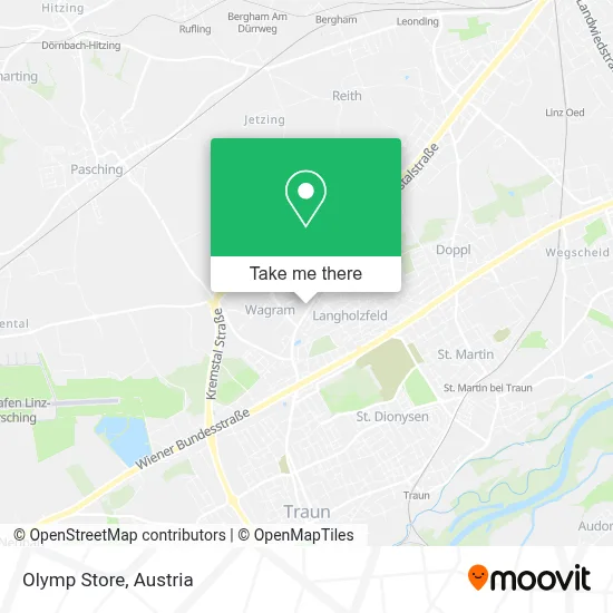 Olymp Store map