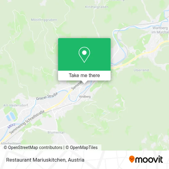 Restaurant Mariuskitchen map
