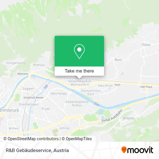 R&B Gebäudeservice map