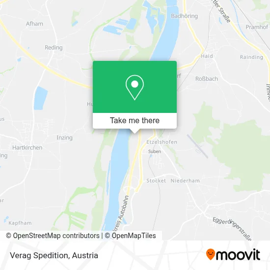 Verag Spedition map