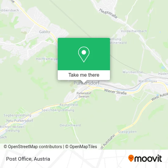 Postamt map