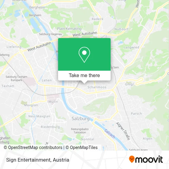 Sign Entertainment map