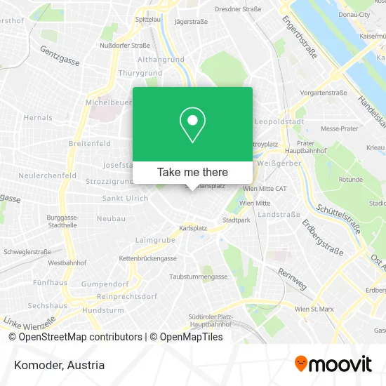 Komoder map