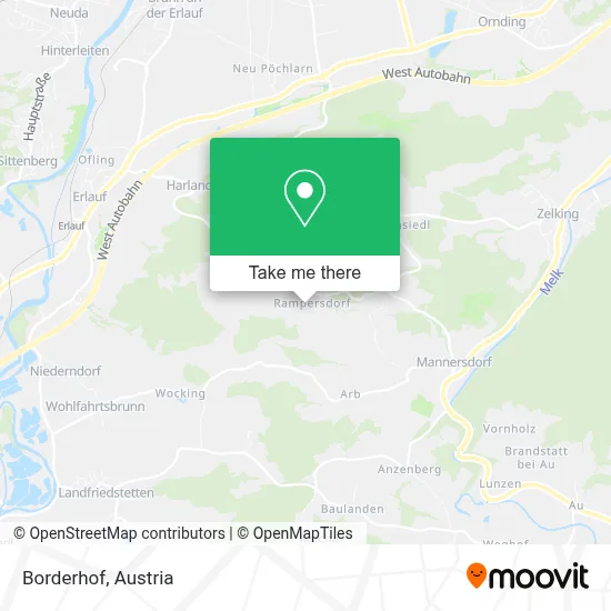 Borderhof map
