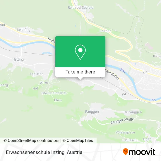 Erwachsenenschule Inzing map