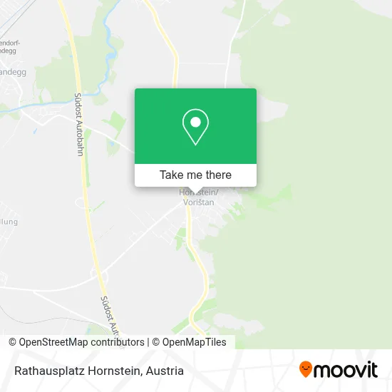 Rathausplatz Hornstein map