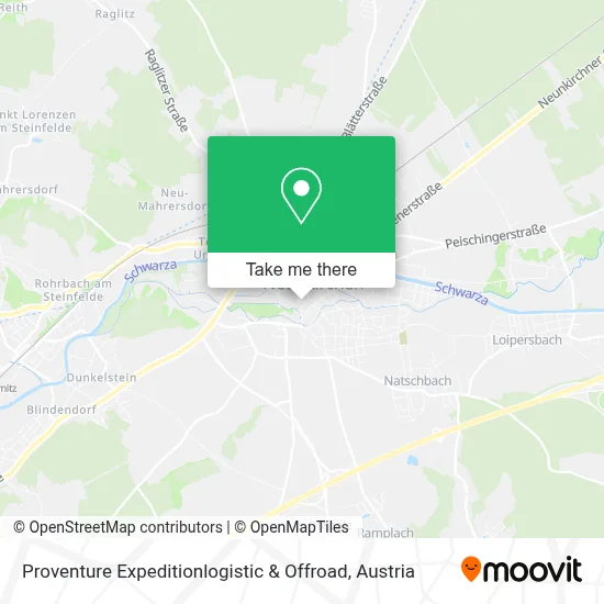 Proventure Expeditionlogistic & Offroad map