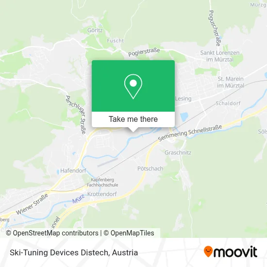 Ski-Tuning Devices Distech map