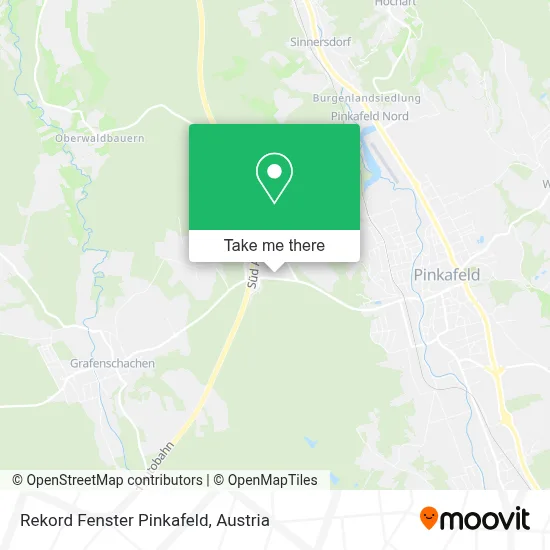Rekord Fenster Pinkafeld map