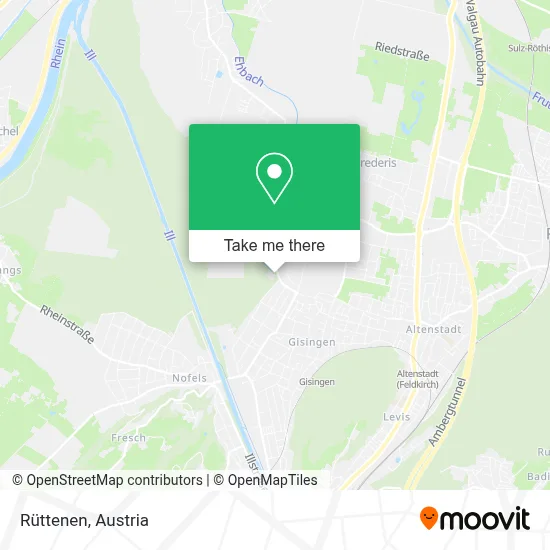 Rüttenen map