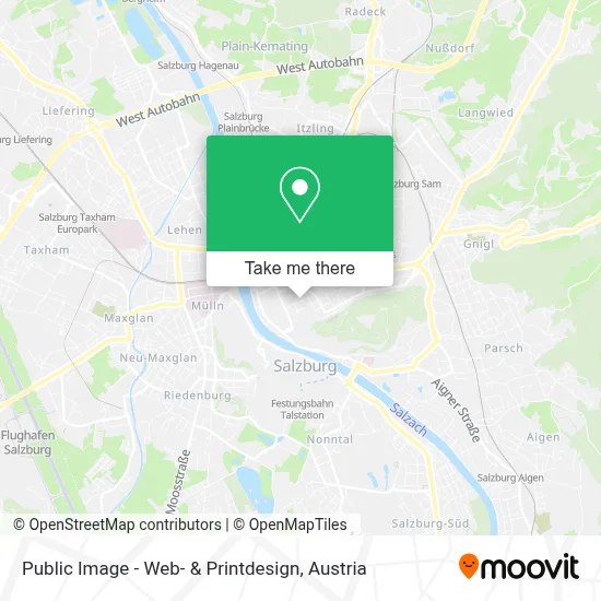 Public Image - Web- & Printdesign map