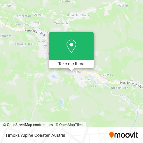 Timoks Alpine Coaster map
