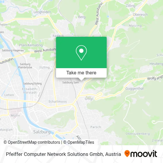 Pfeiffer Computer Network Solutions Gmbh map