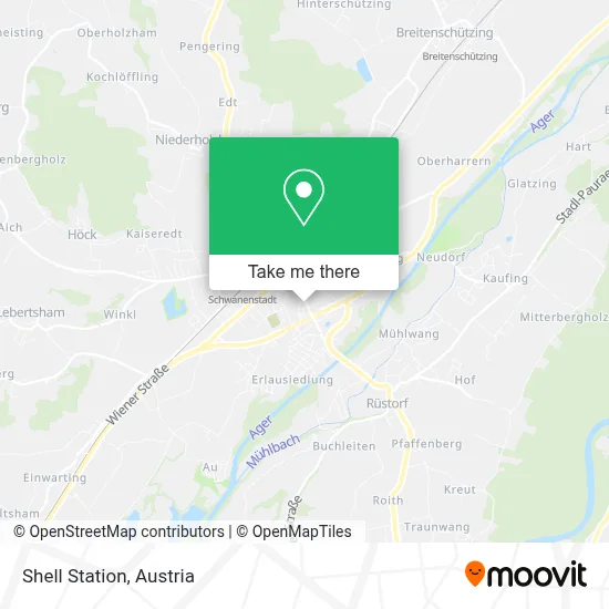 Shell Station map