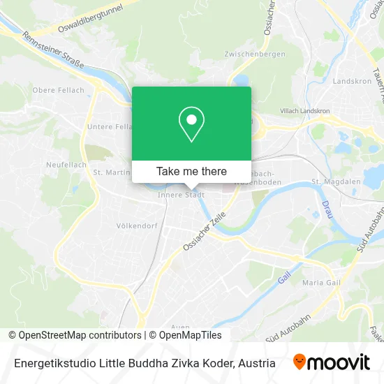 Energetikstudio Little Buddha Zivka Koder map