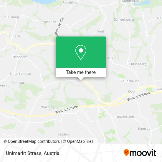 Unimarkt Strass map