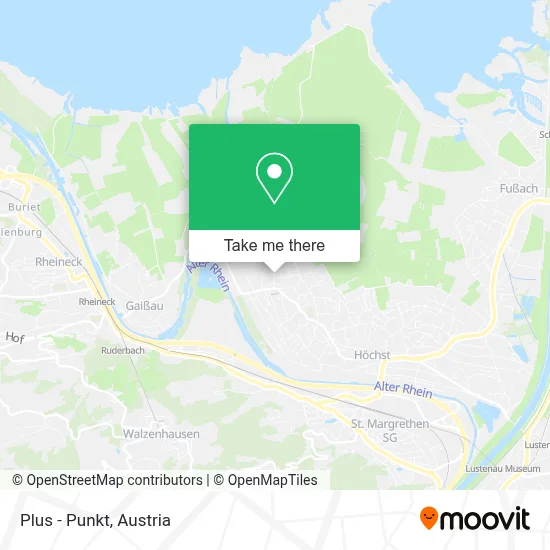 Plus - Punkt map