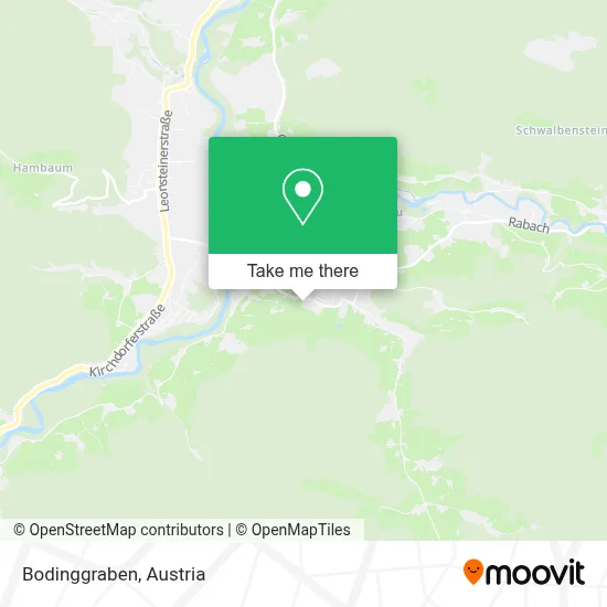 Bodinggraben map