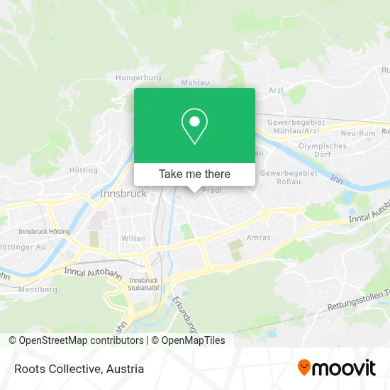 Roots Collective map