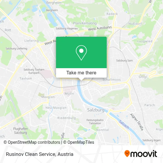 Rusinov Clean Service map