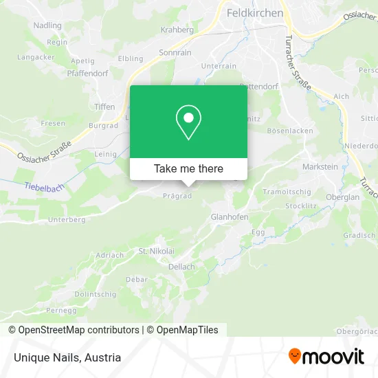 Unique Nails map