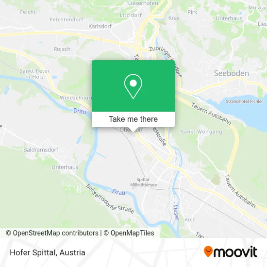 Hofer Spittal map