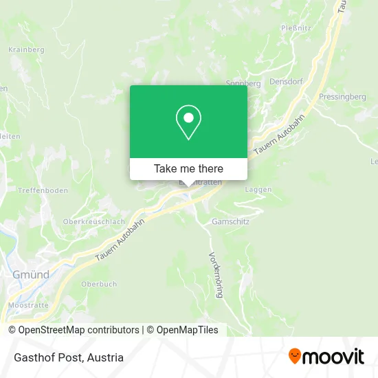 Gasthof Post map