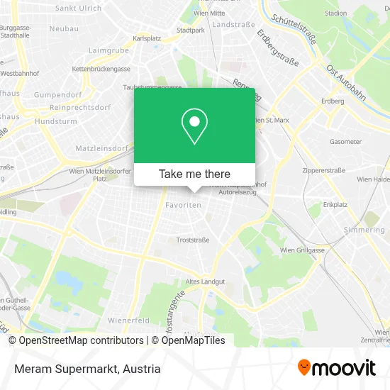 Meram Supermarkt map