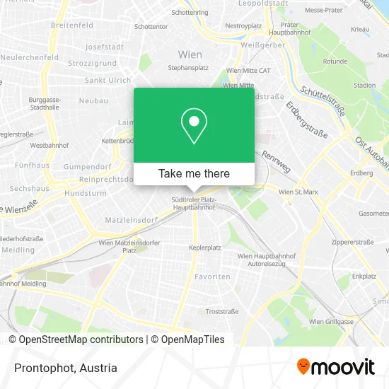 Prontophot map