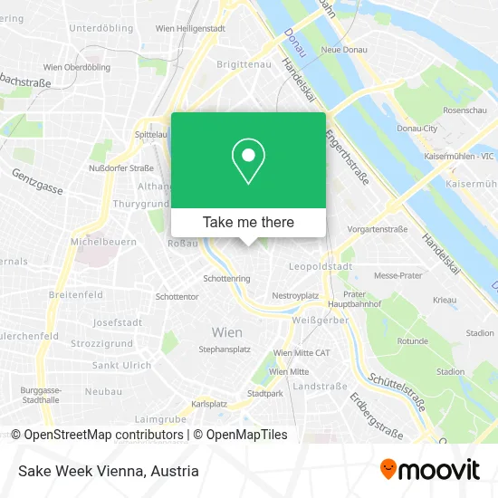 Sake Week Vienna map
