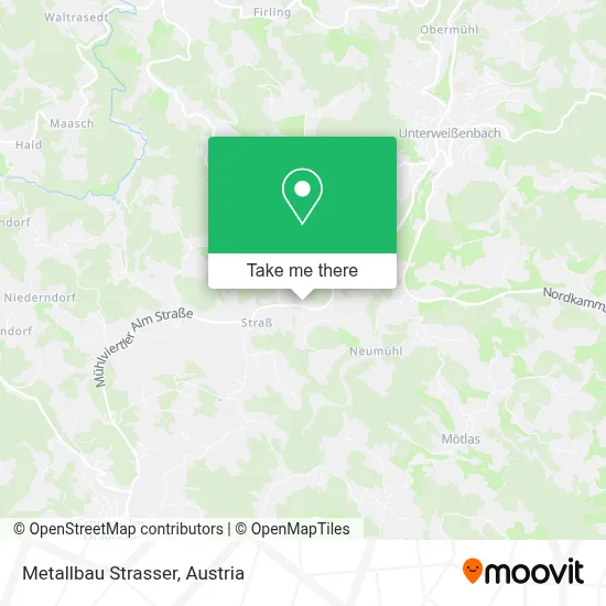 Metallbau Strasser map