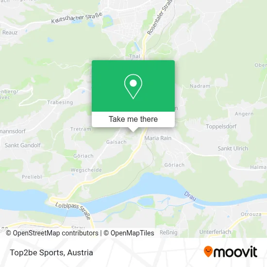 Top2be Sports map