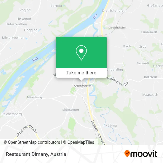 Restaurant Dimany map