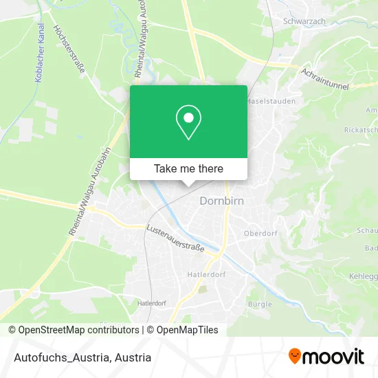 Autofuchs_Austria map