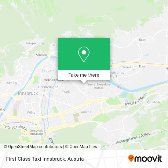 First Class Taxi Innsbruck map