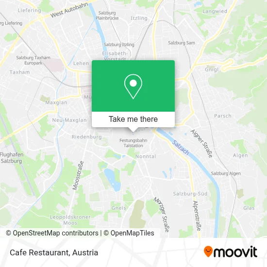 Cafe Restaurant map