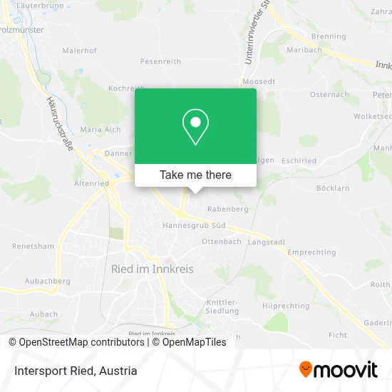 Intersport Ried map