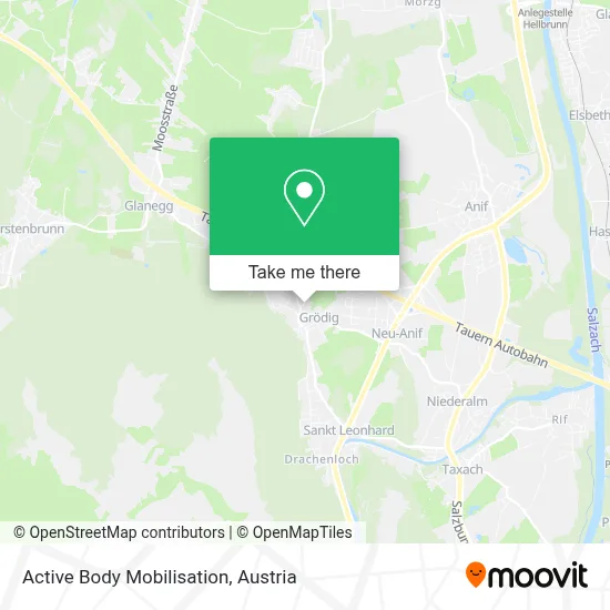 Active Body Mobilisation map