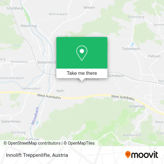 Innolift Treppenlifte map