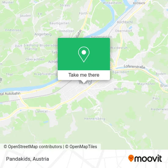 Pandakids map
