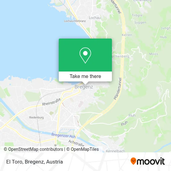 El Toro, Bregenz map