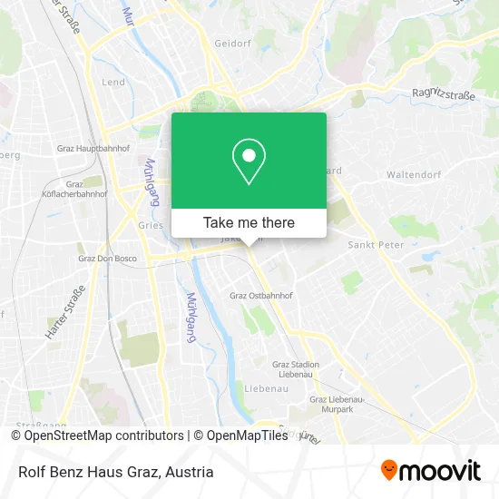Rolf Benz Haus Graz map