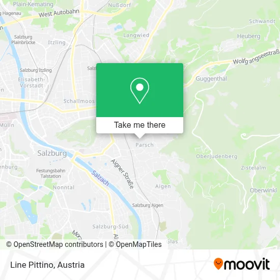 Line Pittino map