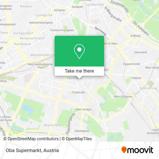 Oba Supermarkt map