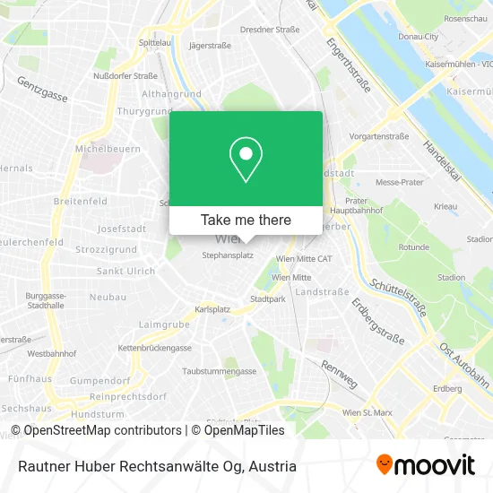 Rautner Huber Rechtsanwälte Og map